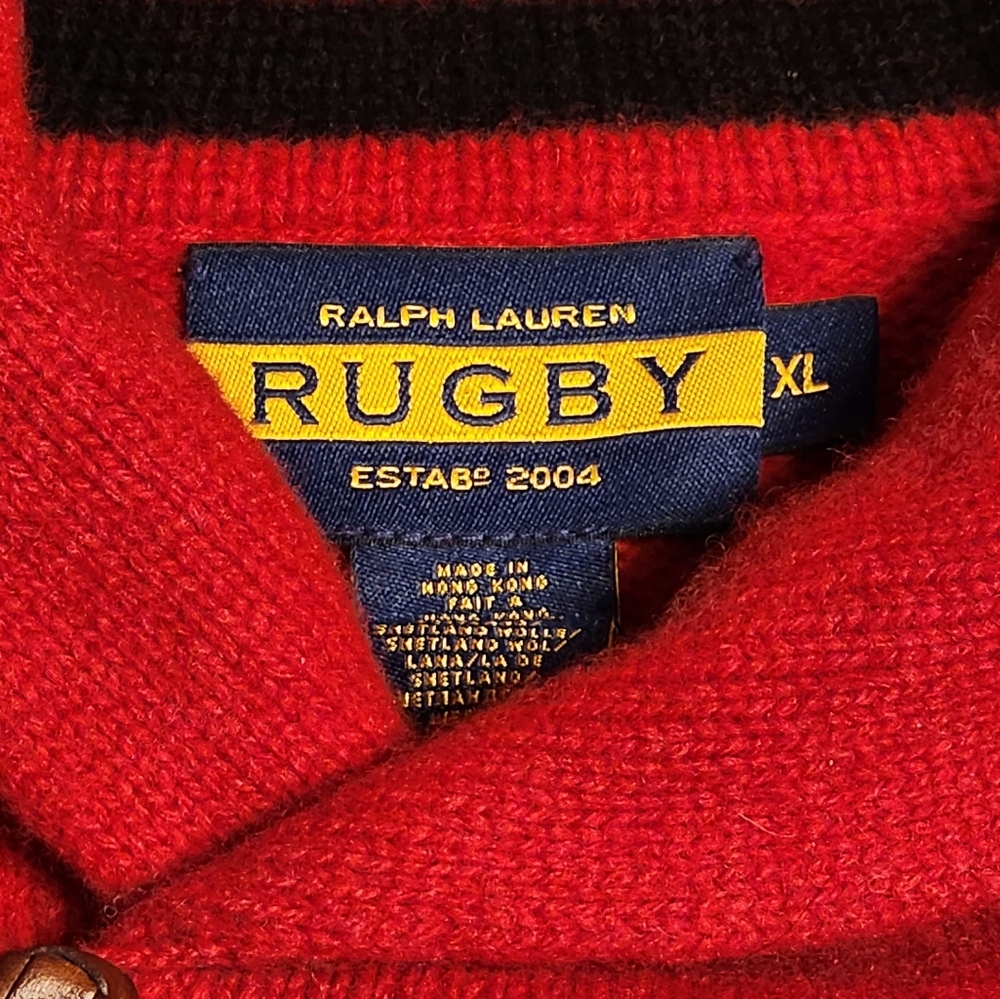 Used mens xl Ralph Lauren res rugby sweater